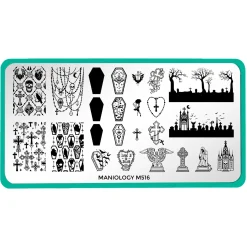 Mourning Mist (M516) - Nail Stamping Plate