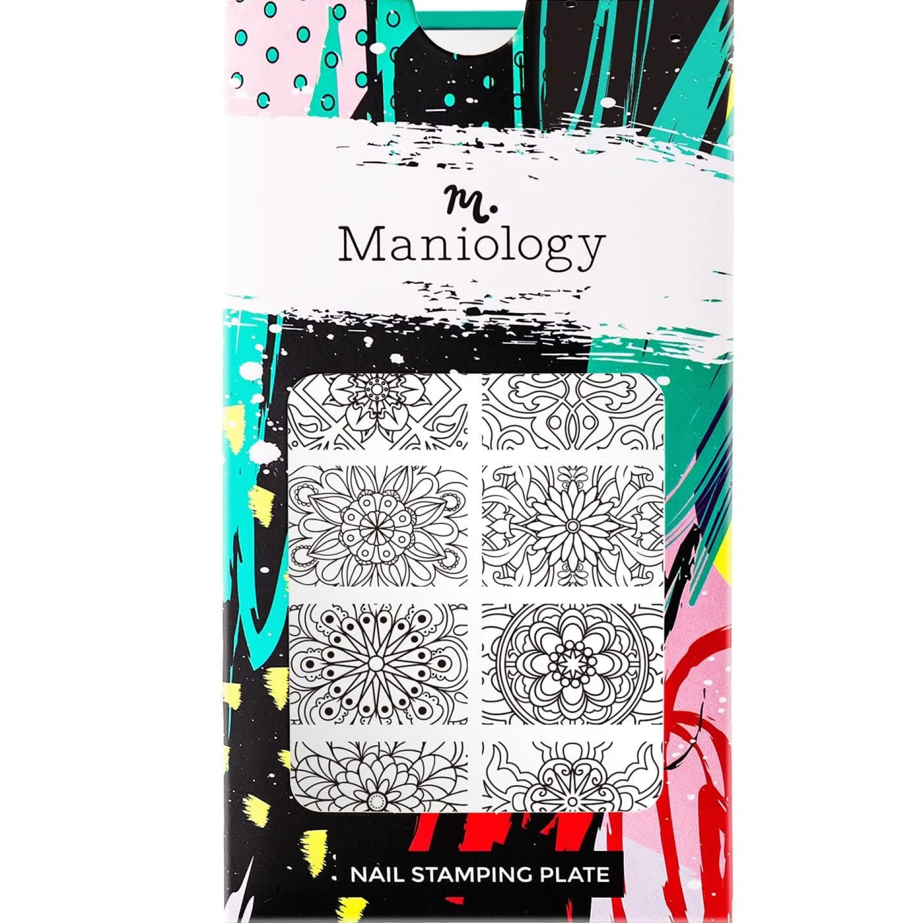 Mystic Woods: Earthly Medallions/Nature's Kaleidescope (m133) - Nail Stamping Plate