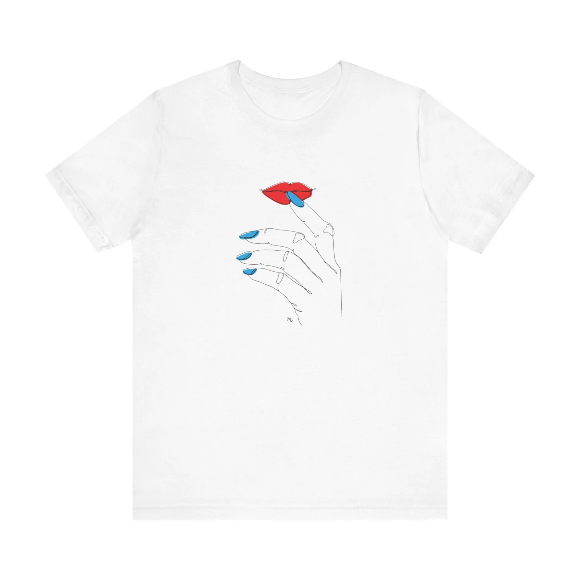 Nail Line Art - Short Sleeve T-shirt