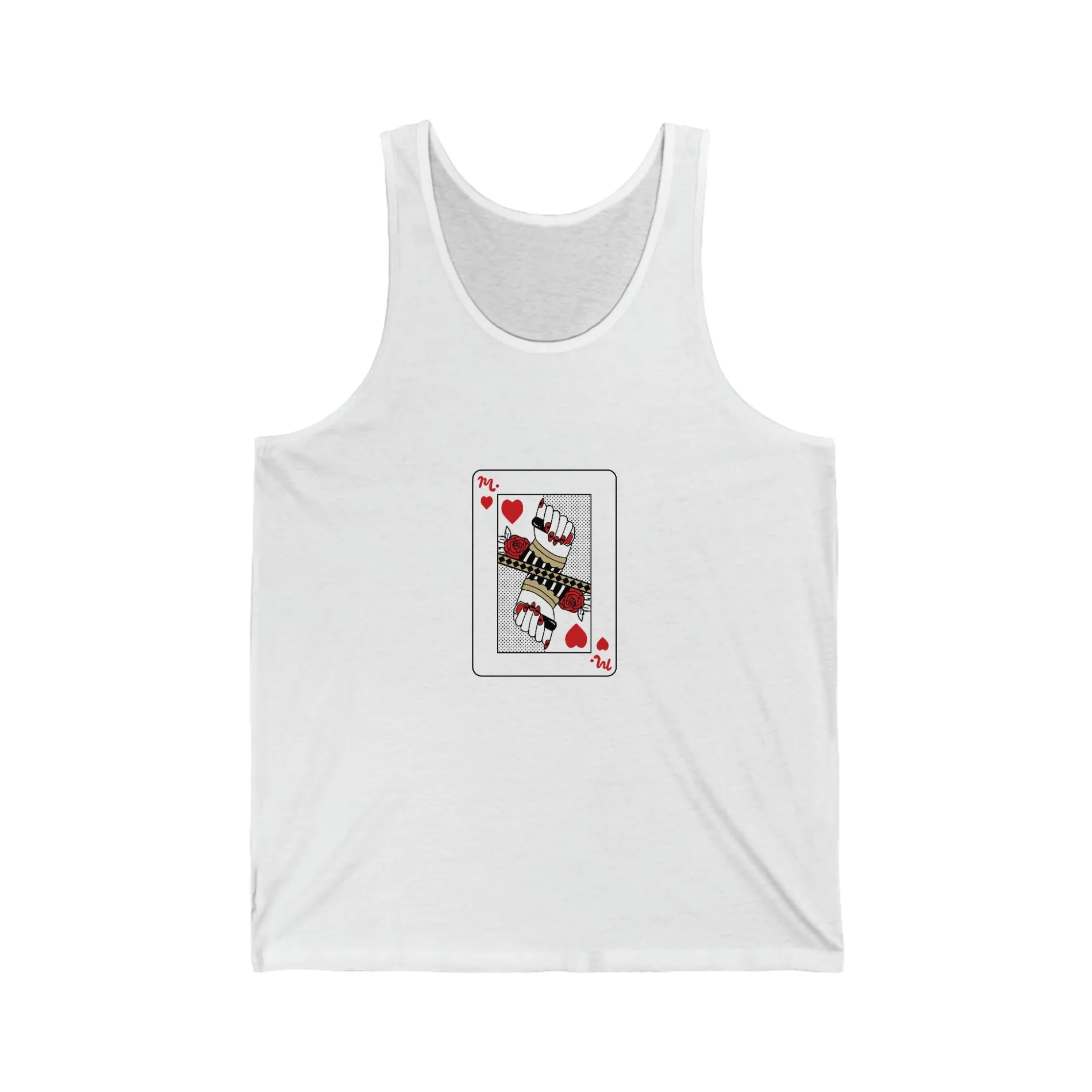 Nail Queen of Hearts - Jersey Tank Top