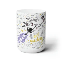 Nail Witchery Ceramic Coffee Mug 15oz