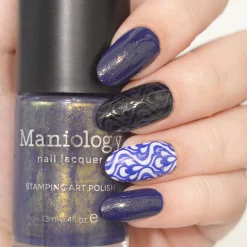 Nightshade: 3-Piece Gold Shimmer Stamping Polish Set