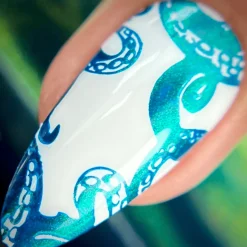 Ocean Floor (B483) - Duochrome Dark Teal Stamping Polish