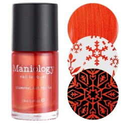Parade: Candy Cane (B458) - Red Duochrome Stamping Polish