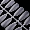 300pcs Full Cover Nail Tips for Extension in 15 Sizes - Medium Coffin