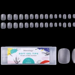 300pcs Full Cover Nail Tips for Extension in 15 Sizes - XS Squoval
