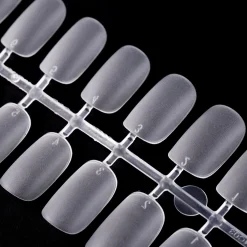 300pcs Full Cover Nail Tips for Extension in 15 Sizes - Short Squoval