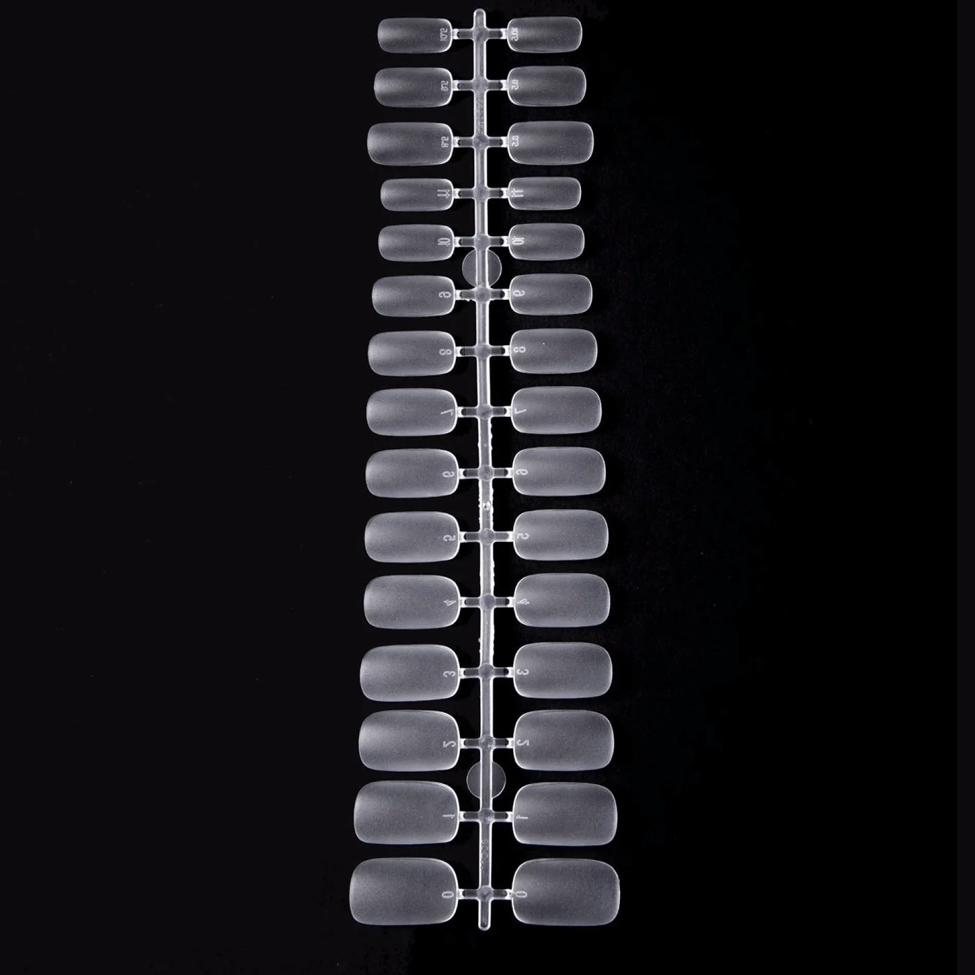 300pcs Full Cover Nail Tips for Extension in 15 Sizes - Short Squoval