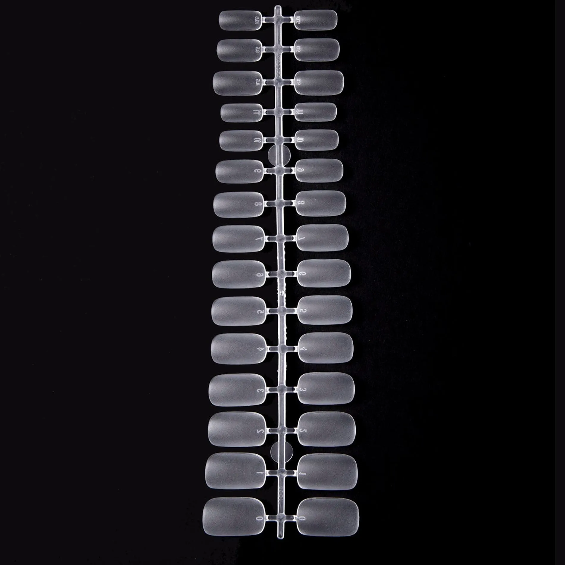 300pcs Full Cover Nail Tips for Extension in 15 Sizes - Short Squoval