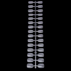 300pcs Full Cover Nail Tips for Extension in 15 Sizes - Short Round