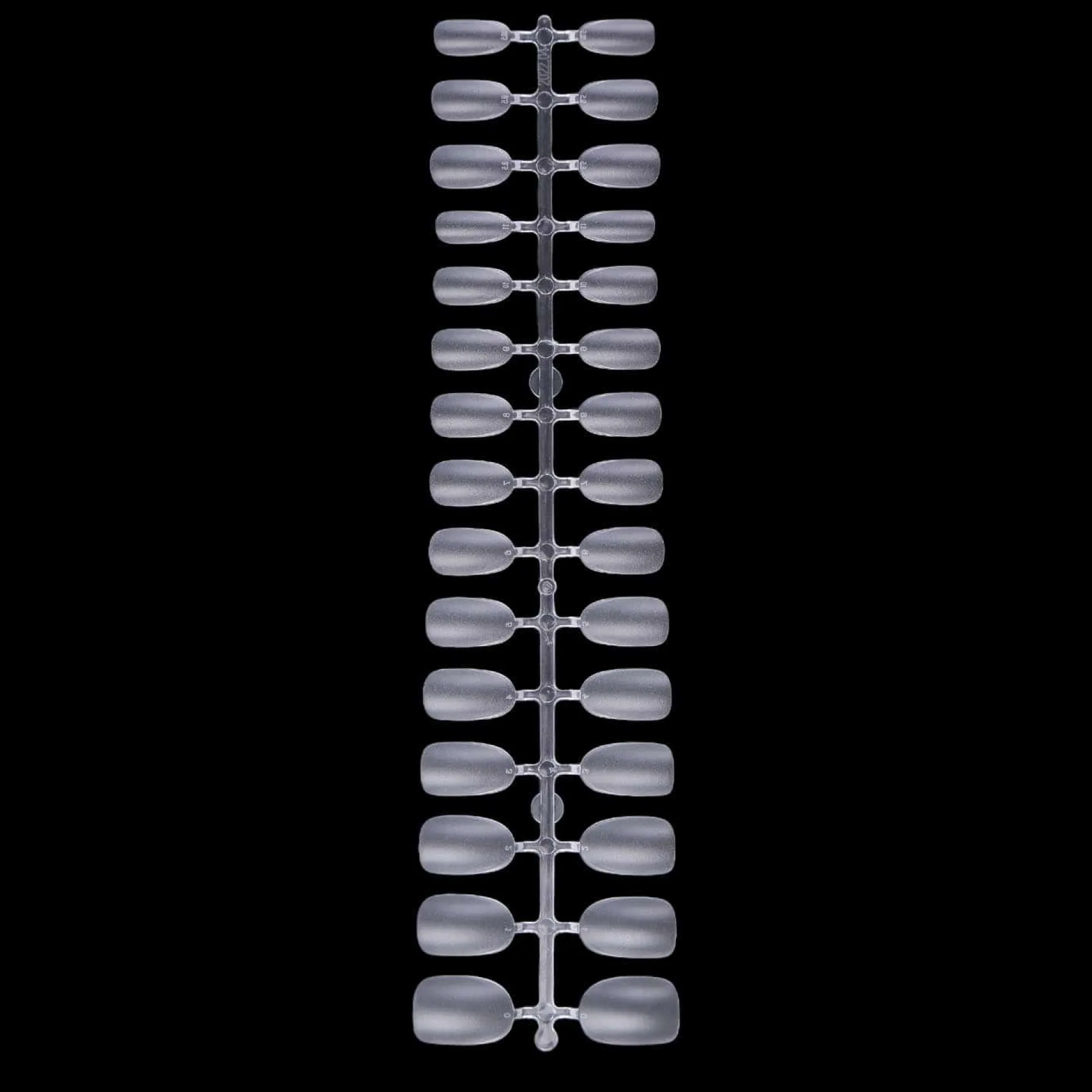 300pcs Full Cover Nail Tips for Extension in 15 Sizes - Short Round