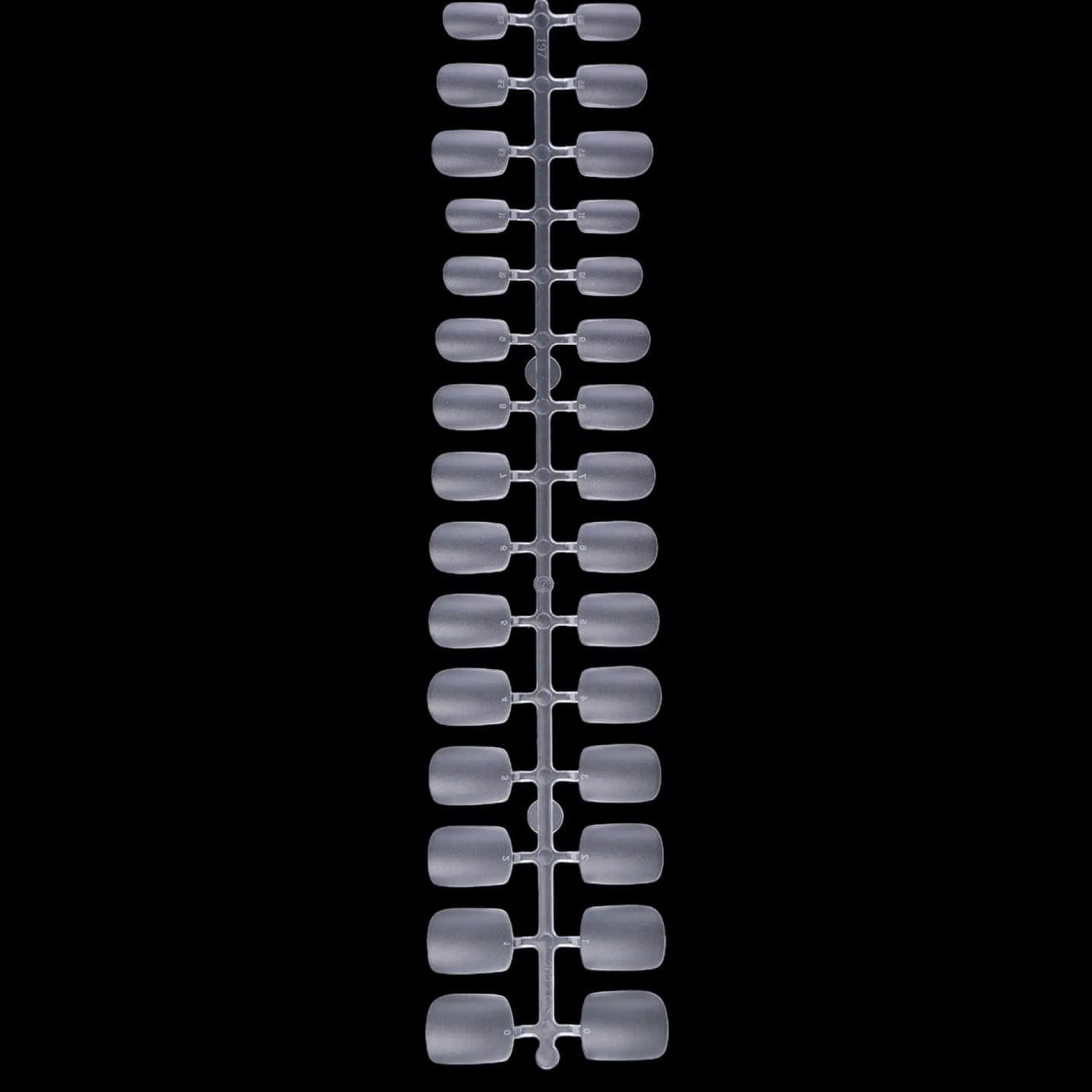 300pcs Full Cover Nail Tips for Extension in 15 Sizes - XS Square