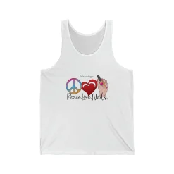 Peace - Love - Nails - Jersey Tank Top