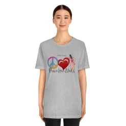Peace - Love - Nails - Short Sleeve T-shirt