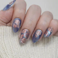 Peony Petals (M665) - Nail Stamping Plate