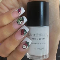 Perfect Trio - Bam! White + Straight Up Black Stamping Polish + Smudge Free Top Coat 3pc Bundle