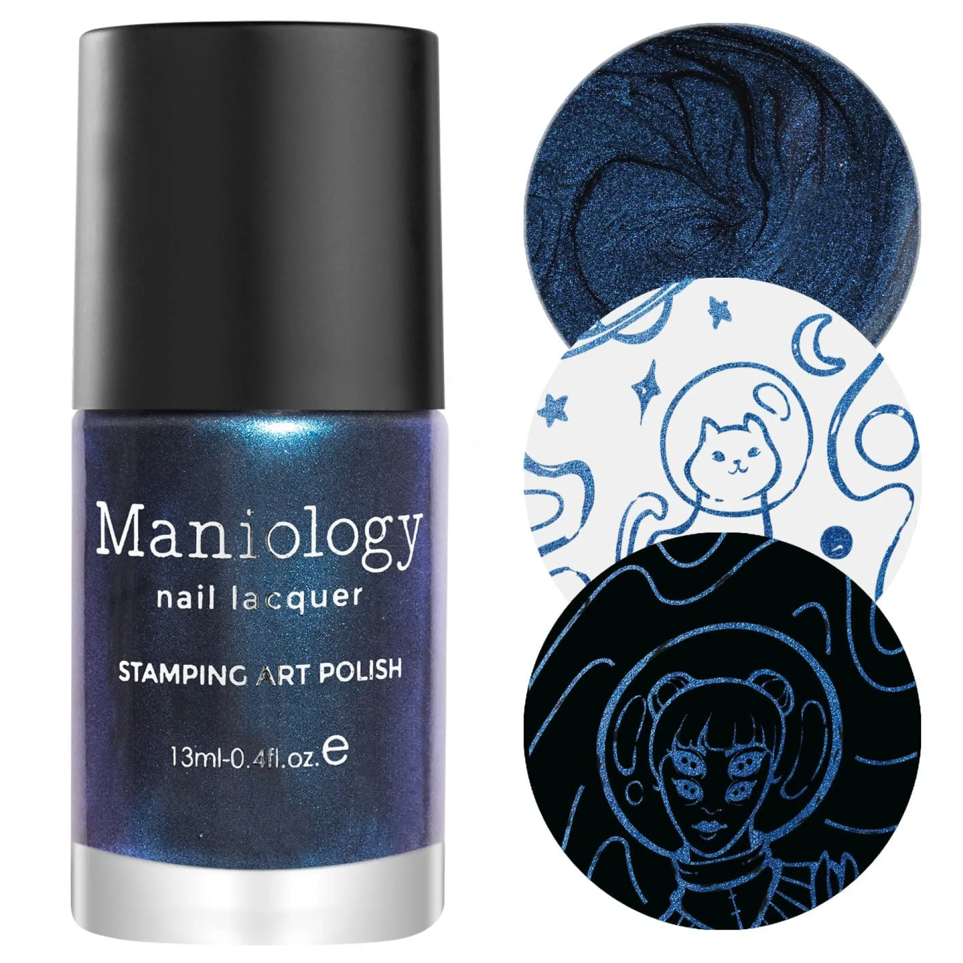 Perfect Trio: 3-Piece Frozen Lake Nail Stamping Polish Set