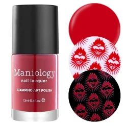 Perfect Trio - 3-piece Independence Day Nail Stamping Polish Set