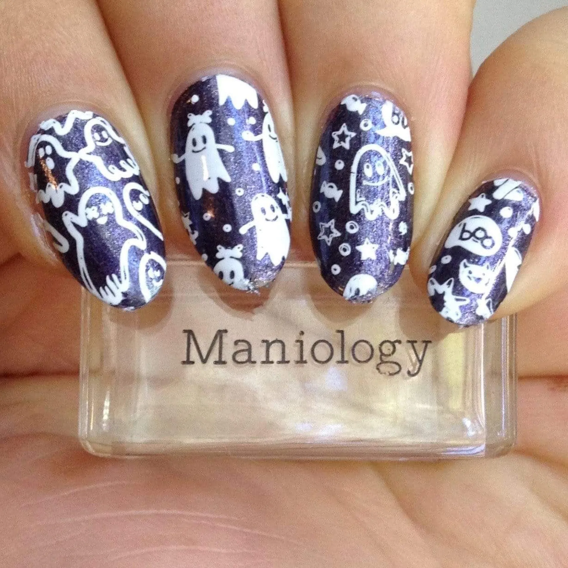 Phantom (B304) - Purple Shimmer Stamping Polish
