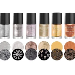 Precious Metals: 6-Piece Metallic Stamping Polish Set