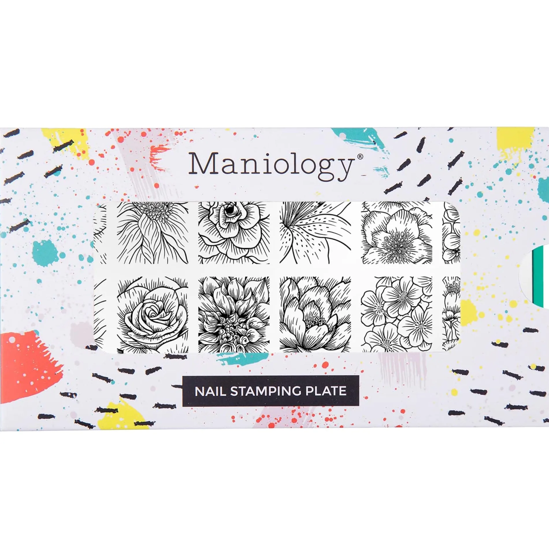 Pretty Petals (M571) - Nail Stamping Plate
