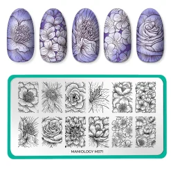 Pretty Petals (M571) - Nail Stamping Plate
