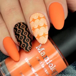 Pumpkin Head (B254) - Orange Cream Stamping Polish