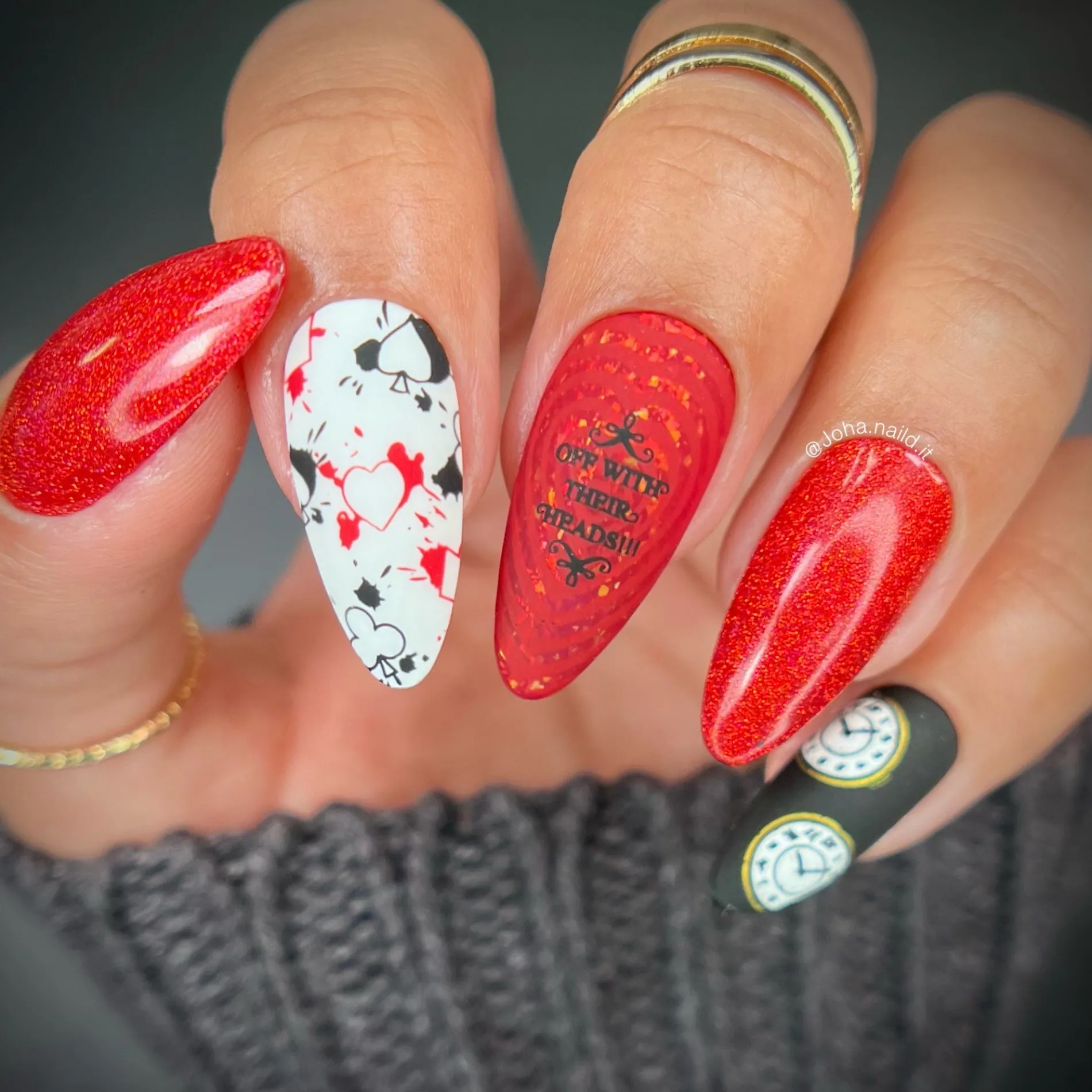 Queen of Hearts (P146) - Red Sheer Nail Polish