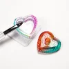 Rainbow Heart Glass Dish with lid