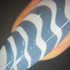Raindrop (B510) - Cream Blue Stamping Polish