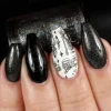 Raven (B402) - Black Sand Stamping Polish
