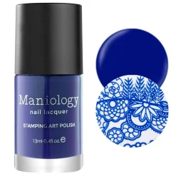 Royal Blue (B375) - Dark Blue Stamping Polish