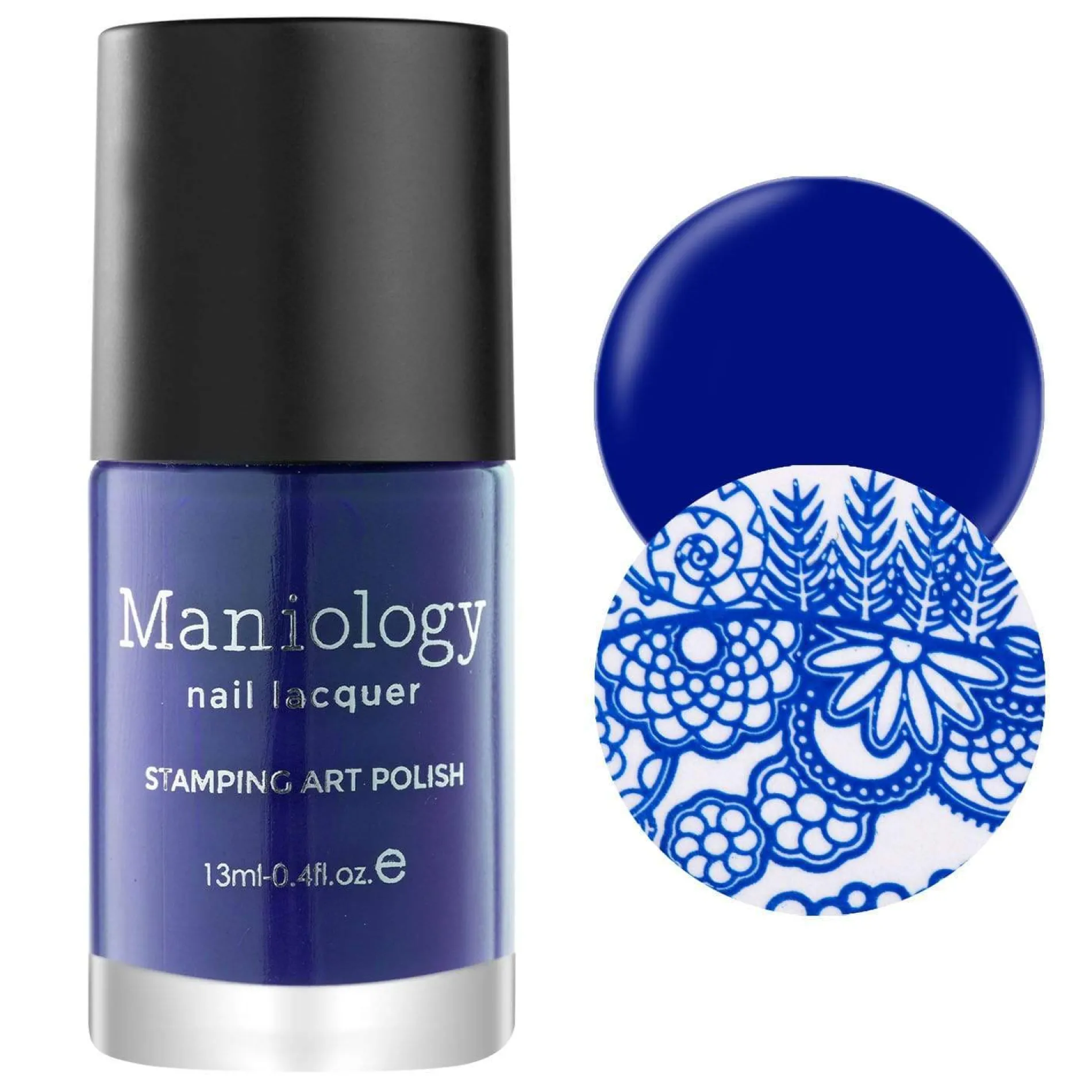 Royal Blue (B375) - Dark Blue Stamping Polish