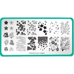 Sakura Showers (M663) - Nail Stamping Plate