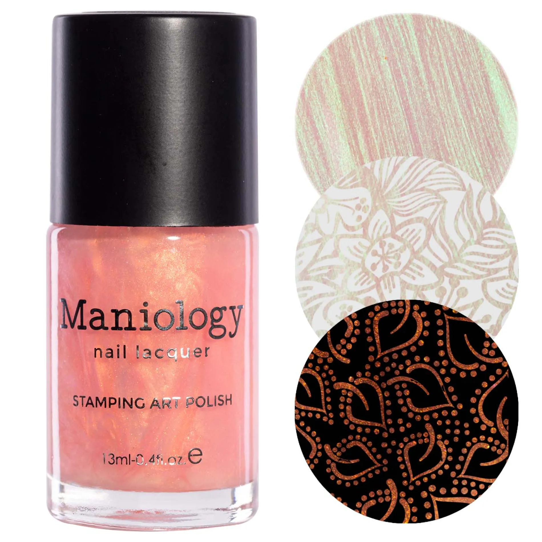 Sandbar (B475) - Aurora Duochrome Pink to Bronze Stamping Polish