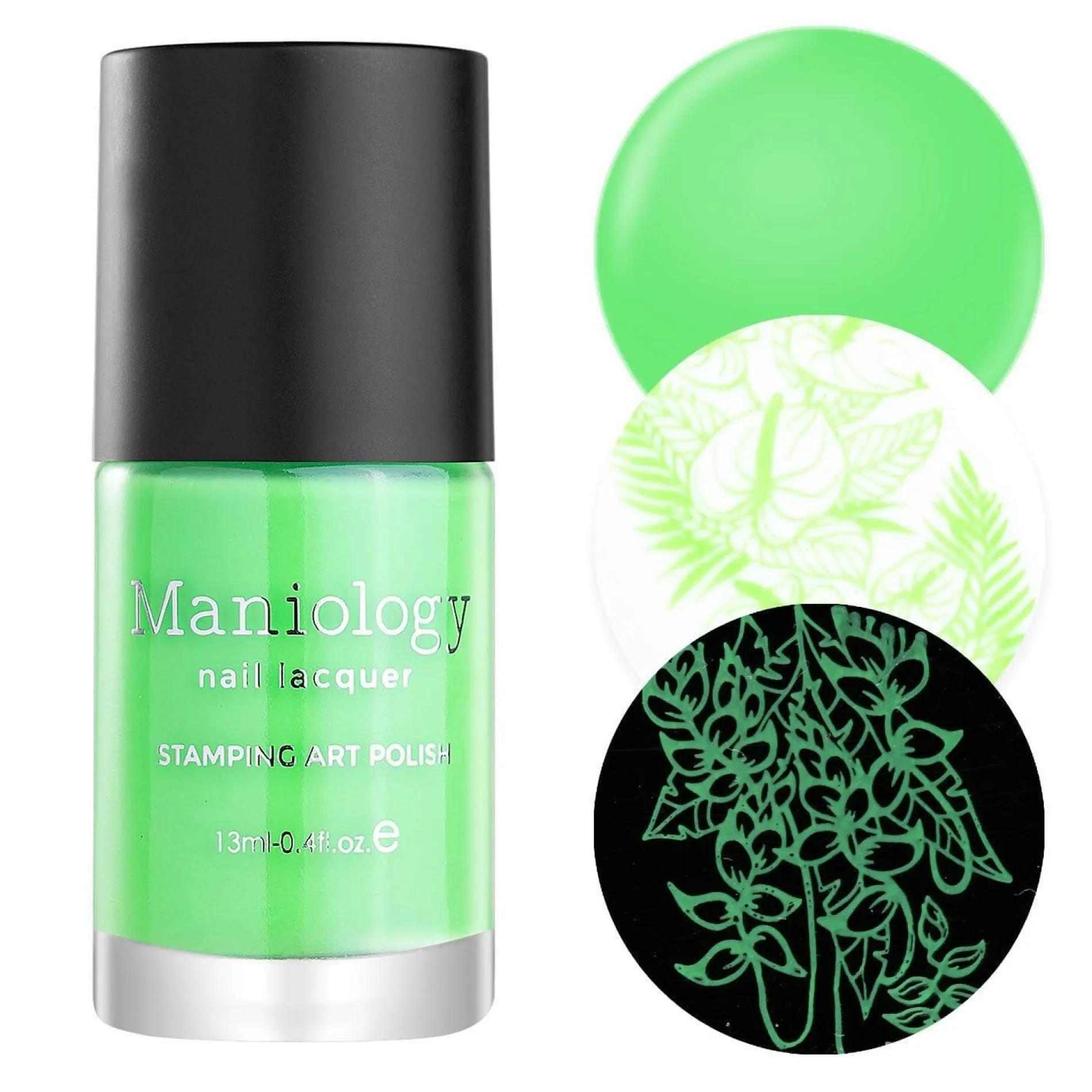 School's Out: Food Fight (B287) - Neon Green Stamping Polish