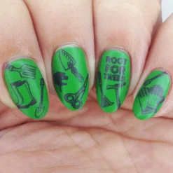 Seedling (B429) - Green Cream Stamping Polish