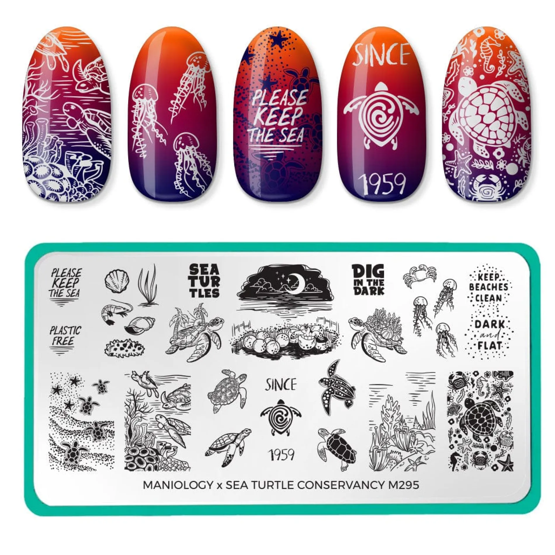 SFAC: Sea Turtle Conservancy (m295) - Nail Stamping Plate