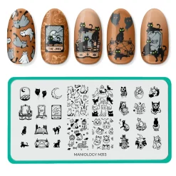 Shadowy Halloween (M312-M316) - Set of 5 Nail Stamping Plates
