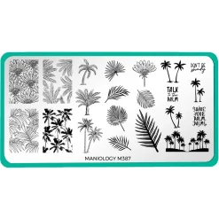 Shake Your Palm Fronds (M387) - Nail Stamping Plate
