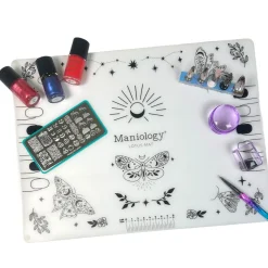 Silicone Nail Art Manicure Work Station - Lotus Mat 2.0