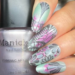 Silver Screen (B541) - Sheer Metallic Silver Stamping Polish
