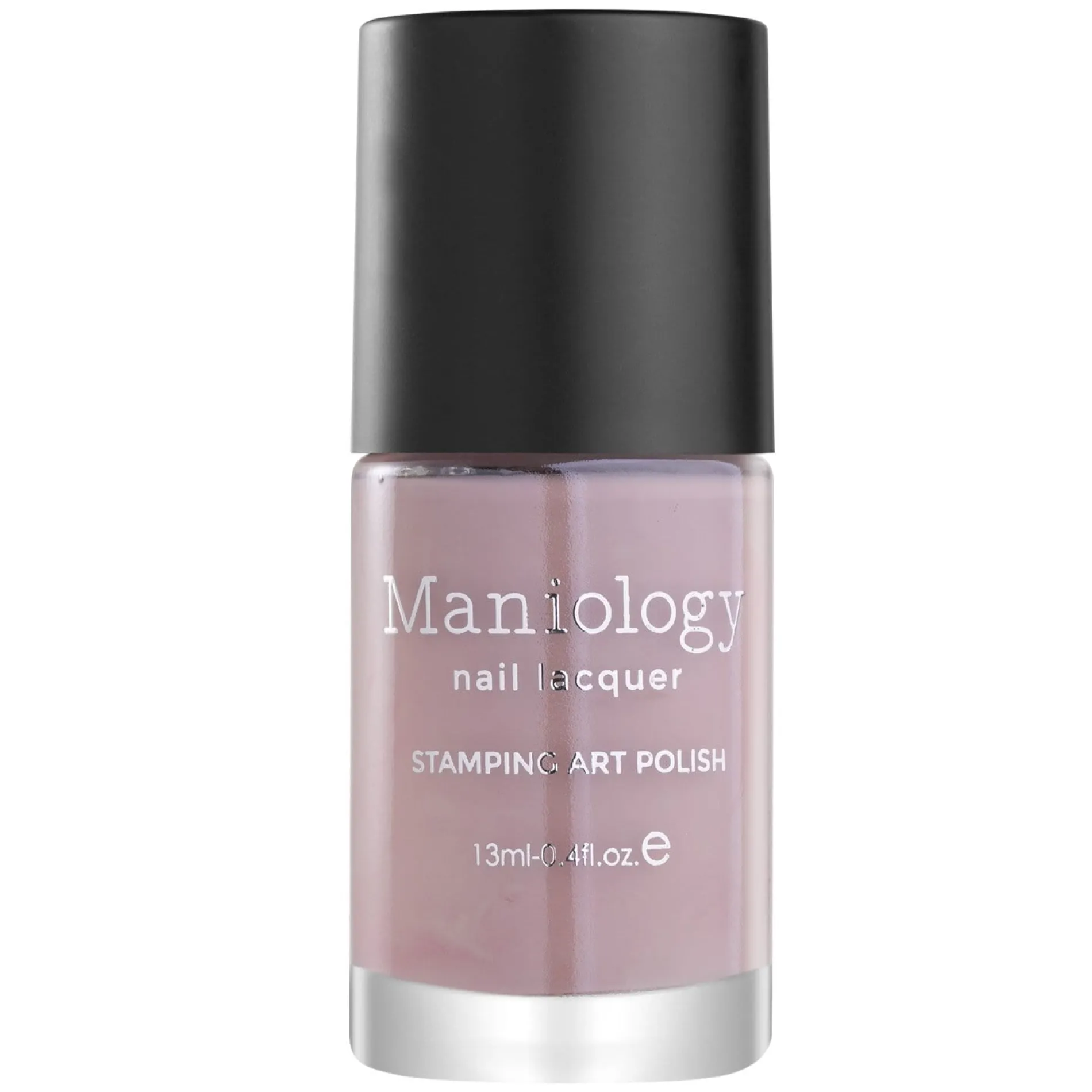 Snowflake Waltz Collection: Ballet Flats (B231)- Nude Pink Cream Stamping Polish