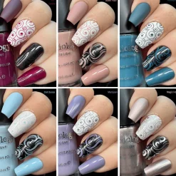 Snowflake Waltz Collection: Magic Hour (B229) - Champagne Shimmer Stamping Polish