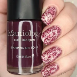 Snowflake Waltz Collection: Toy Soldier (B227) - Dark Plum Stamping Polish