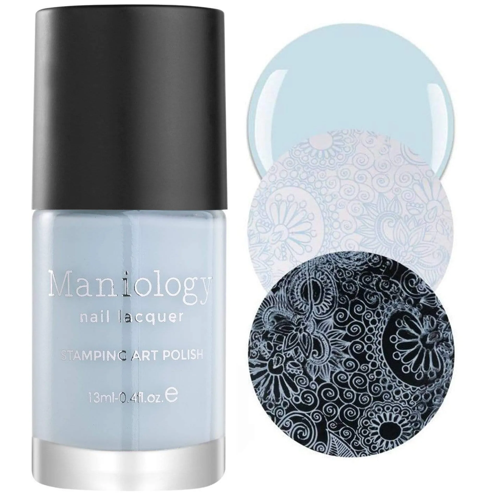 Snowflake Waltz: 6-Piece Stamping Art Polish Set