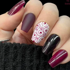 Snowflake Waltz: 6-Piece Stamping Art Polish Set