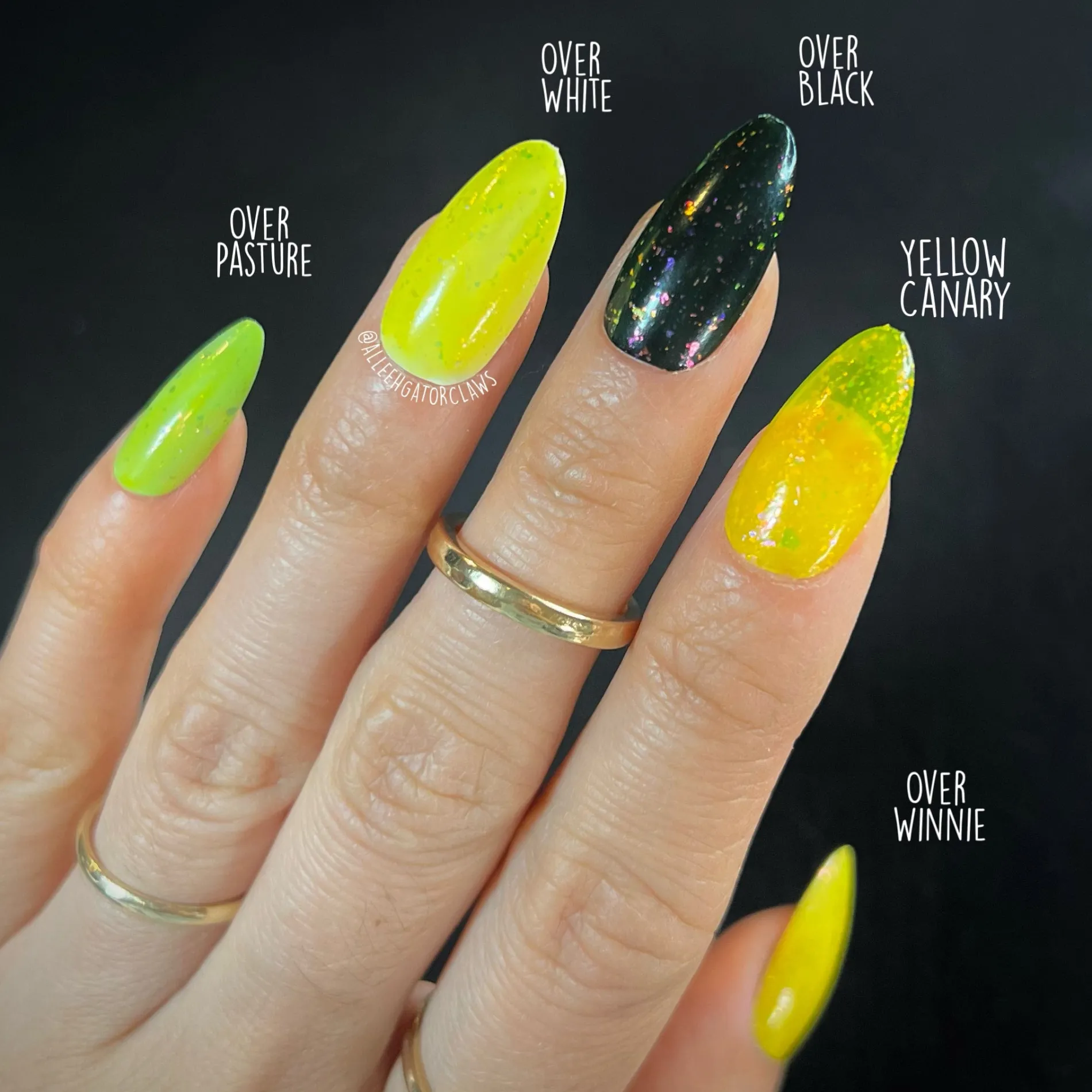 Songbird: 3-Piece Jelly Flakies Topper Nail Polish Set