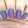 Spikes (B464) - Metallic Dark Gray Stamping Polish