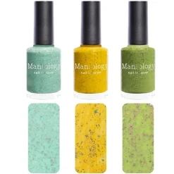 Spring Sonata: 3-Piece Creamy Flakies Nail Polish Set